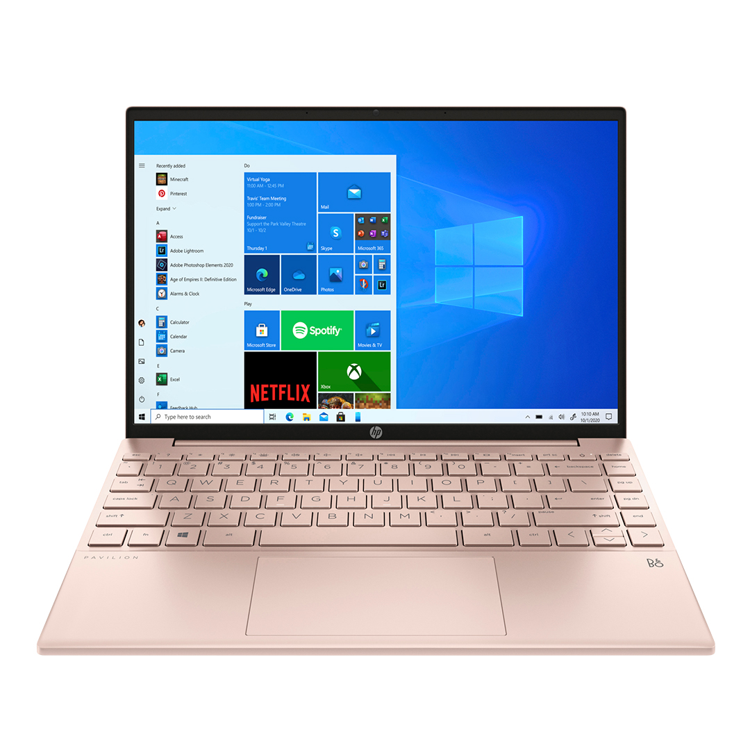 HP Pavilion Aero 13-be0044AU Notebook Pale Rose Gold 484J9PA#UUF|AMD Ryzen  5 5600U| 8GB| 512GB SSD| AMD Radeon Graphics| 13.3-Inch WQXGA| Win 10|
